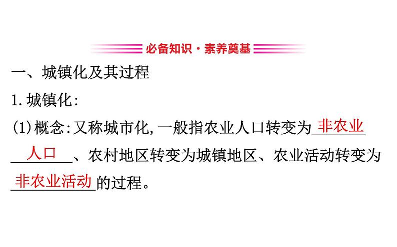 鲁教版高中地理必修第二册2.3城镇化课件03