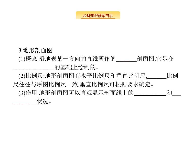 湘教版高考地理二轮复习1.2等高线地形图课件第5页