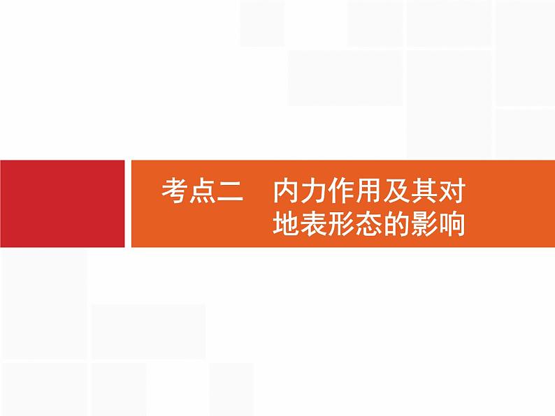 湘教版高考地理二轮复习3.1.2内力作用及其对地表形态的影响课件01