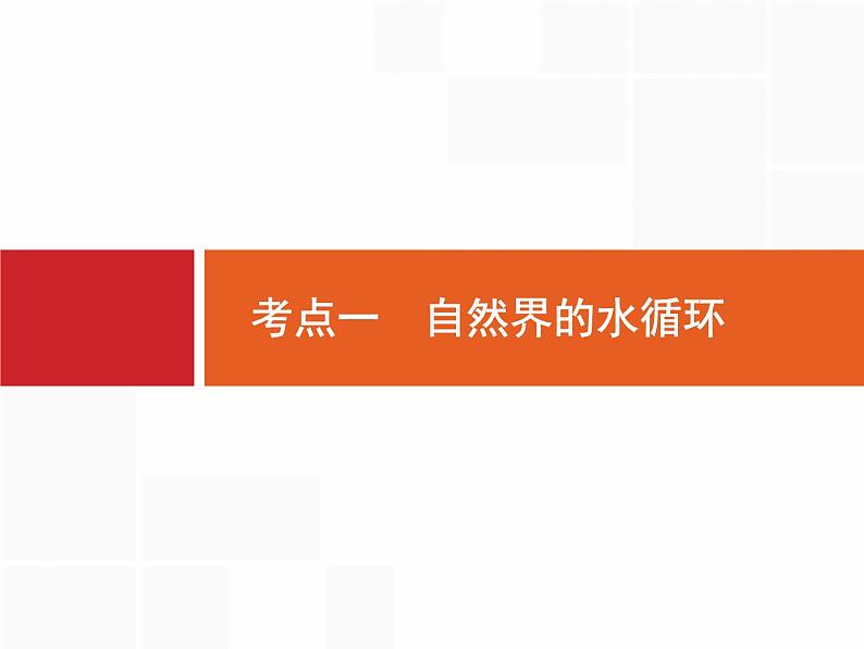 湘教版高考地理二轮复习3.3.1自然界的水循环课件03