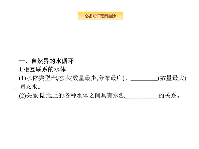 湘教版高考地理二轮复习3.3.1自然界的水循环课件04