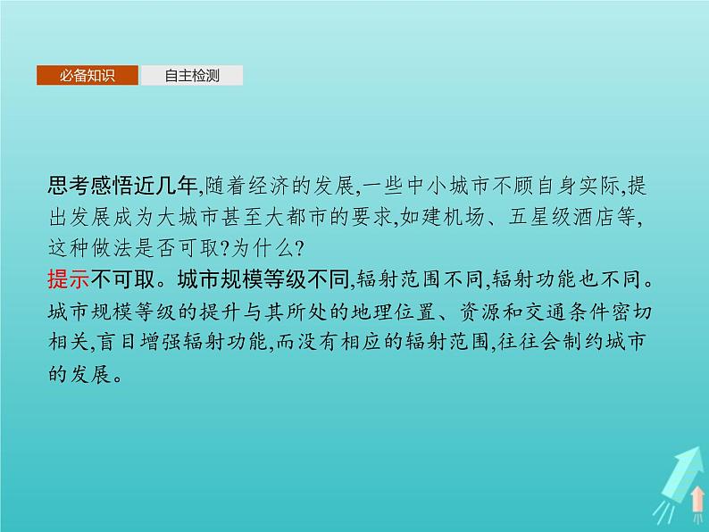 人教版（2019）高中地理选择性必修2第3章城市产业与区域发展第1节城市的辐射功能课件第6页