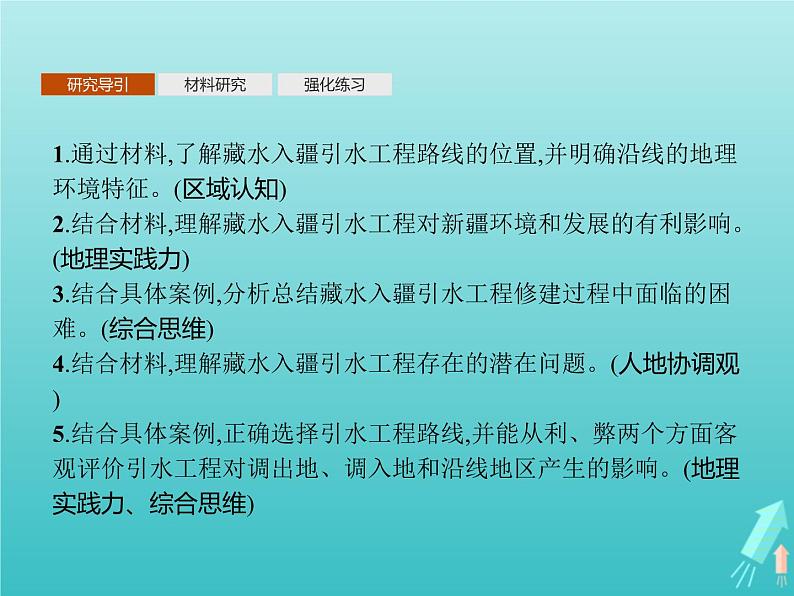 人教版（2019）高中地理选择性必修2第4章区际联系与区域协调发展问题研究该不该引藏水入疆课件第2页