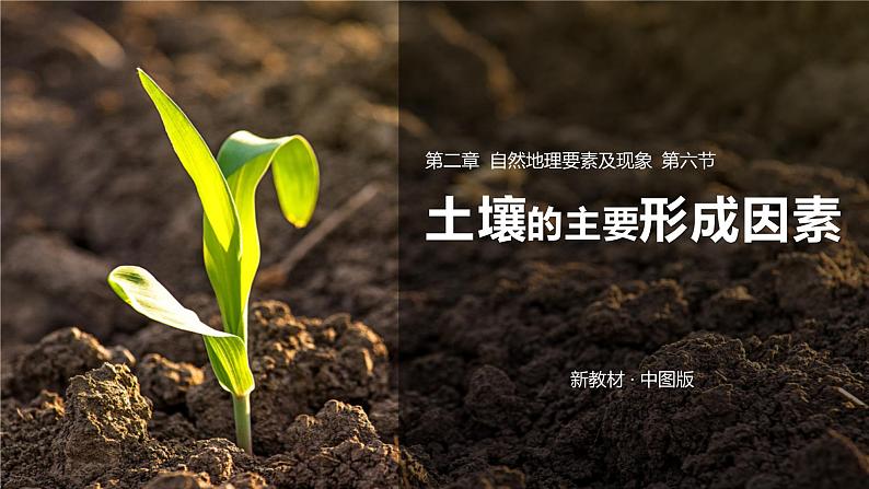 2.6土壤的主要形成因素（精品课件）-2022-2023学年高一地理同步备课系列（中图版2019必修第一册）01