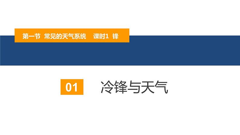 3.1常见的天气系统（第1课时）锋(精品课件）-2022-2023学年高二地理同步备课系列（鲁教版2019选择性必修1）08