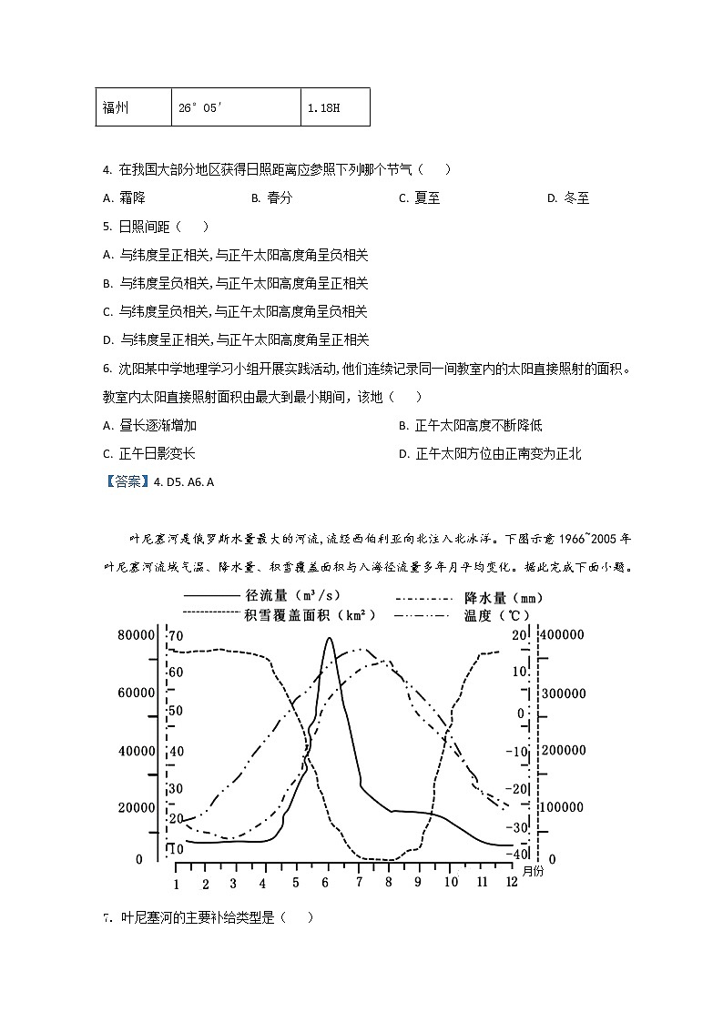 2022珠海高二上学期期末考试地理含答案第3页