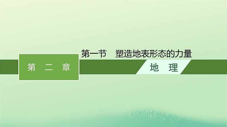 2022_2023学年新教材高中地理第二章地表形态的塑造第一节塑造地表形态的力量课件新人教版选择性必修1第1页