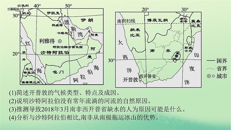 2022_2023学年新教材高中地理第四章水的运动问题研究能否利用南极冰山解决沙特阿拉伯的缺水问题课件新人教版选择性必修1第7页