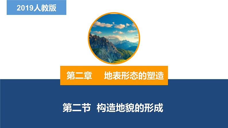 2.2构造地貌的形成-2022-2023学年高二地理同步备课课件（人教版2019选择性必修1）01