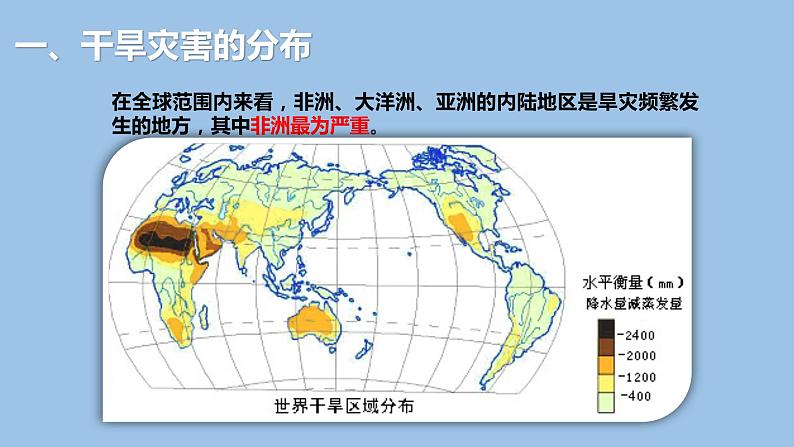 6.1.2  气象灾害（第2课时）干旱灾害-2022-2023学年高一地理上学期同步课堂备课课件（人教版2019必修第一册）05