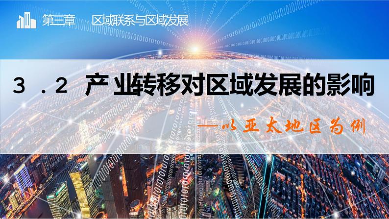 3.2 产业转移对区域发展的影响——以亚太地区为例-2022-2023学年高二地理同步精品课件（鲁教版2019选择性必修2）01