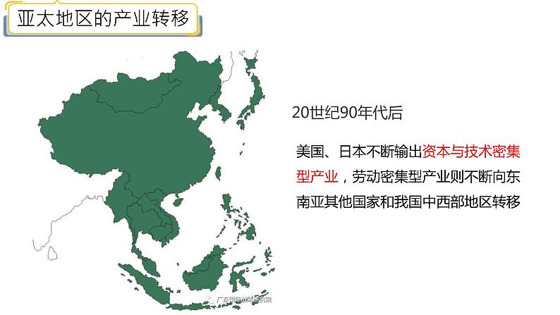 3.2 产业转移对区域发展的影响——以亚太地区为例-2022-2023学年高二地理同步精品课件（鲁教版2019选择性必修2）07