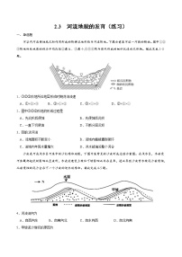 人教版 (2019)选择性必修1 自然地理基础第三节 河流地貌的发育优秀课时练习