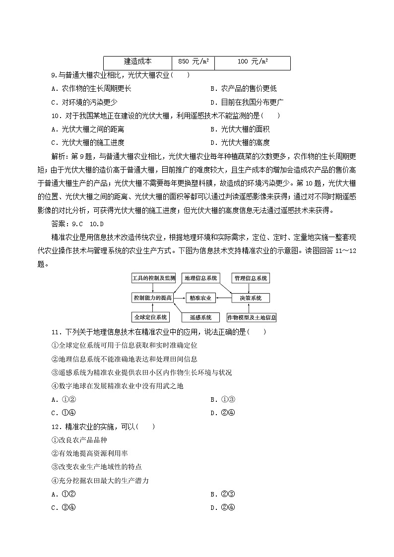 高考地理一轮复习第30讲地理信息技术应用课后达标检测含答案03