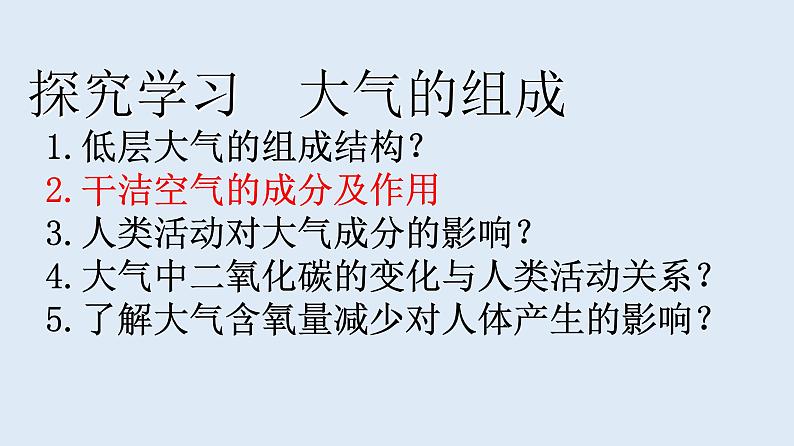 高中地理必修一 《第一节 大气的组成和垂直分层》名校名师课件第7页