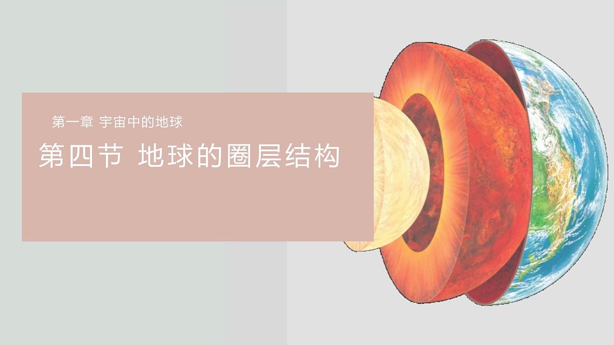高中地理必修一 1.4地球的圈层结构第二课时课件第1页