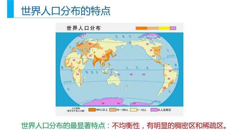 高中地理必修二 1.1 人口分布同步精品课件06