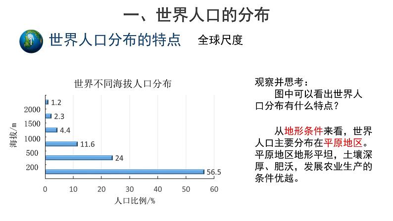 高中地理必修二 1.1人口分布（第1课时）课件第7页