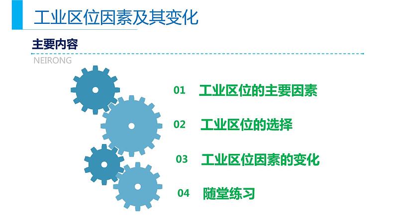 高中地理必修二 3.2工业区位因素及其变化同步精品课件03