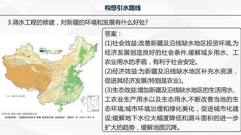 问题研究  该不该引藏水入疆-高二地理课件（人教版2019选择性必修2）08