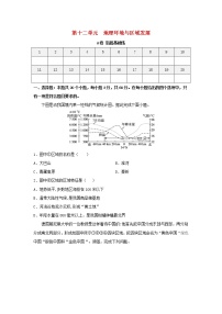 2023届高考地理一轮复习双优单元滚动双测卷地理环境与区域发展A卷