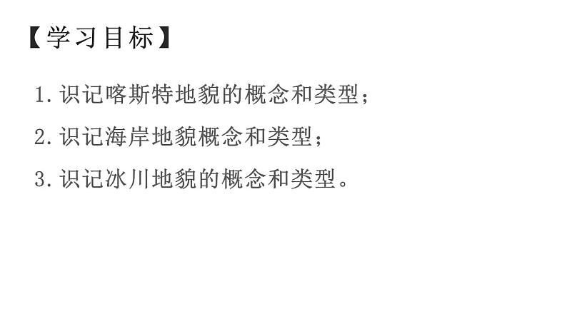 2022-2023学年高一地理湘教版（2019版）必修一2.3喀斯特、海岸和冰川地貌课件第2页