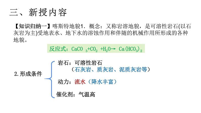 2022-2023学年高一地理湘教版（2019版）必修一2.3喀斯特、海岸和冰川地貌课件第5页