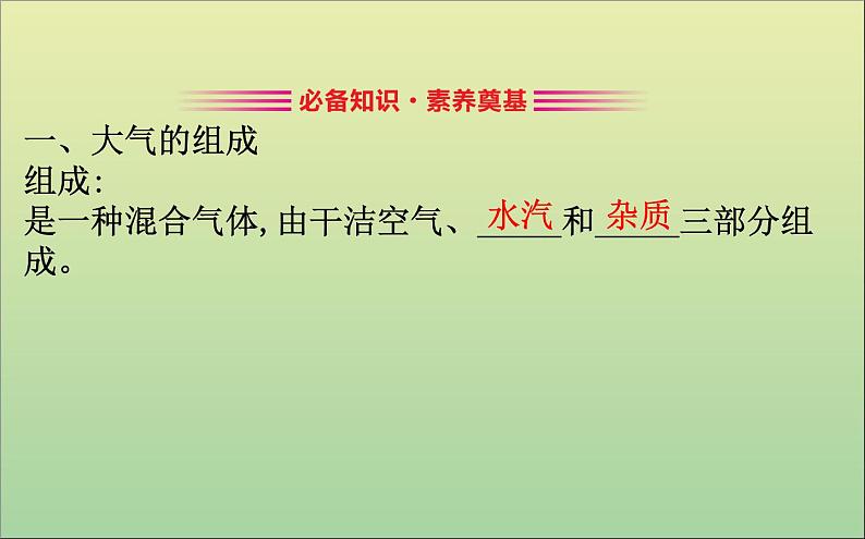 高中地理必修一 《第二章 地球上的大气 综合与测试》名师优质课课件第3页