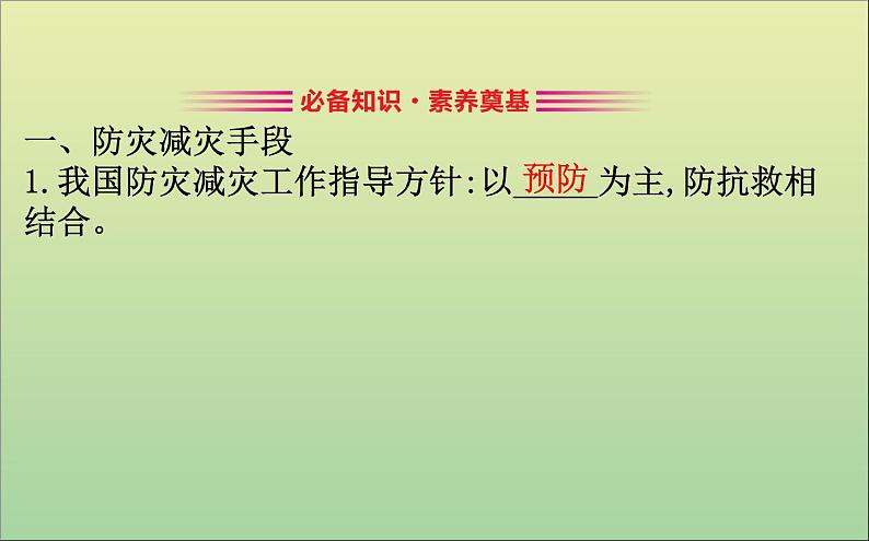 高中地理必修一 《第六章 自然灾害 综合与测试》精品说课课件第3页