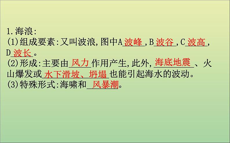 高中地理必修一 《第三章 地球上的水 综合与测试》优秀教学课件第4页