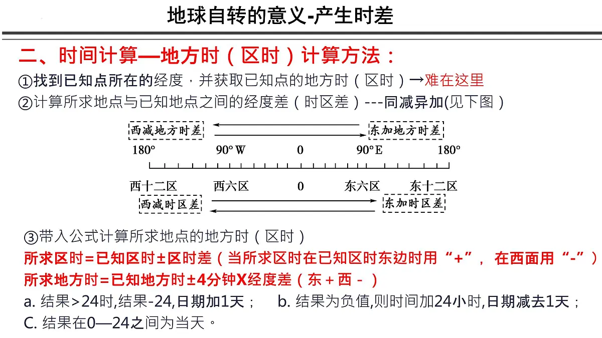 2023届高考地理一轮复习 课件 5.3 地方时与区时的计算第8页
