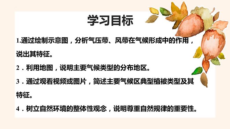 2022届高考地理一轮复习课件 第14讲气压带、风带与气候第2页