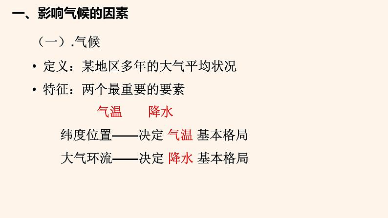 2022届高考地理一轮复习课件 第14讲气压带、风带与气候第4页