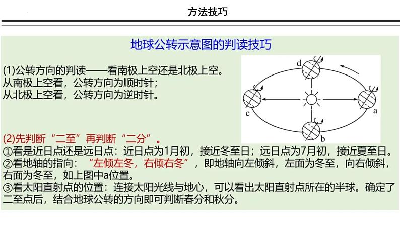 2023届高考地理一轮复习课件 6.1  地球公转特征及黄赤交角07