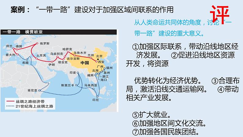 2023届高考地理一轮复习课件  交通运输布局对区域经济发展的影响第8页