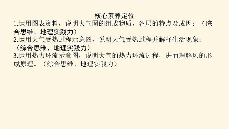 鲁教版高中地理必修第一册2.1大气圈与大气运动课件第4页