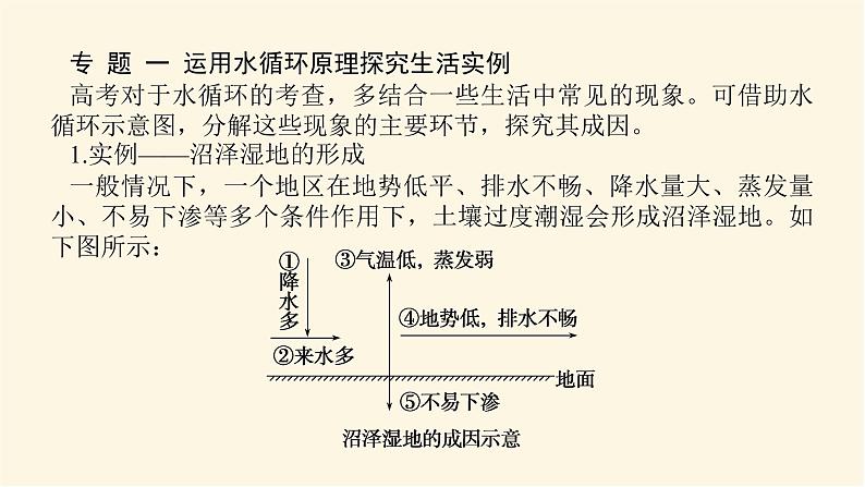 湘教版高中地理必修第一册专项培优第四章地球上的水课件第3页