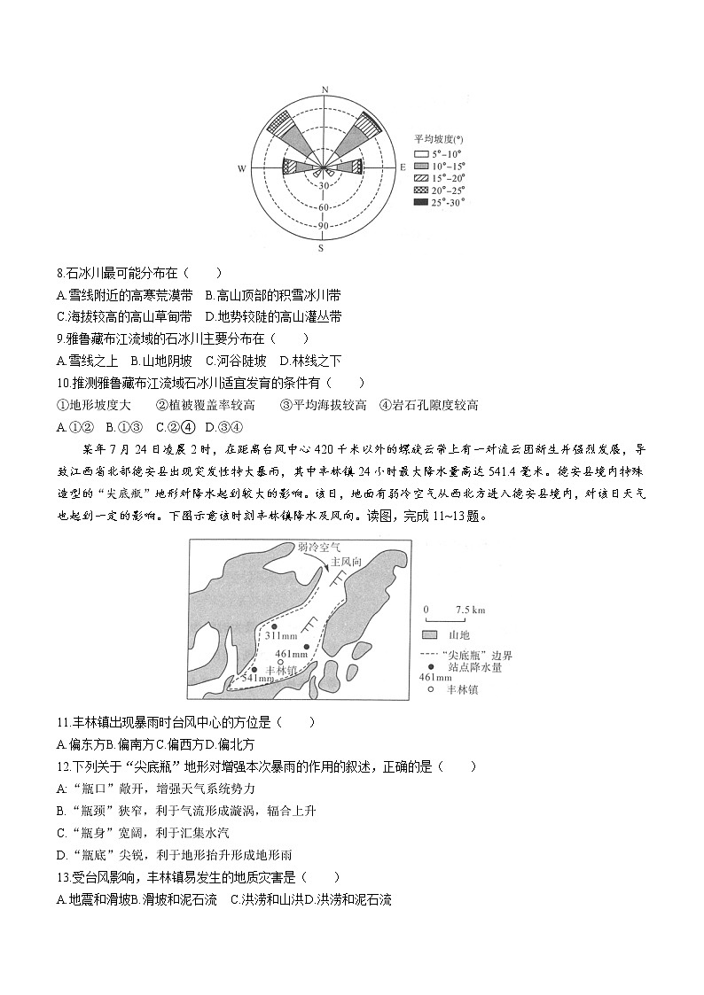 2023河南省新未来高三上学期9月联考试题地理含解析03