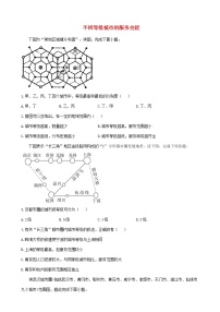 通用版2023届高考地理一轮复习创新素养限时练不同等级城市的服务功能