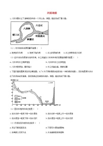 通用版2023届高考地理一轮复习创新素养限时练河流地貌2