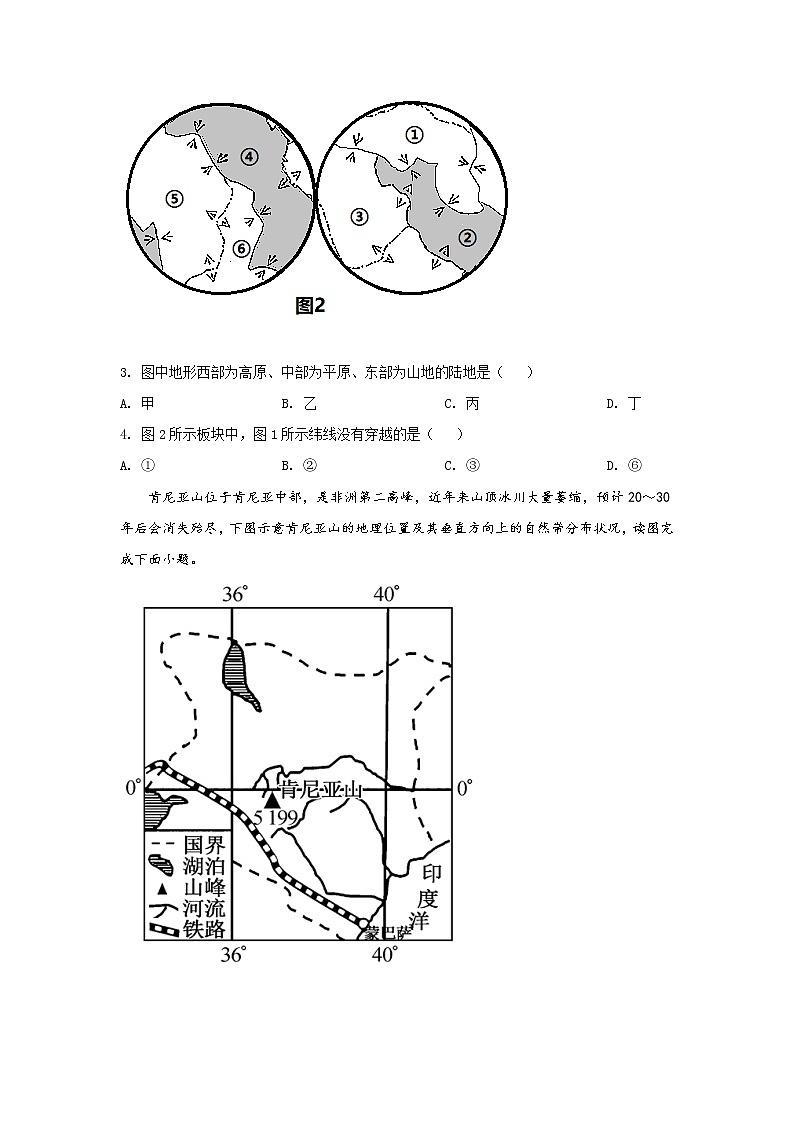 2021-2022学年江苏省海安高级中学高二上学期阶段测试（二）地理试题含答案第2页