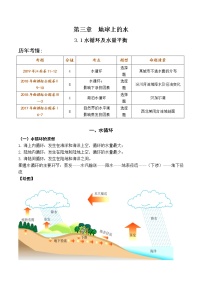 3.1 水循环及水量平衡（讲义）-2023年高考地理一轮复习讲练测