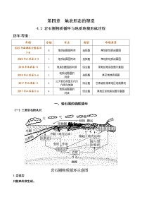 4.2 岩石圈物质循环与地质作用过程（讲义）-2023年高考地理一轮复习讲练测