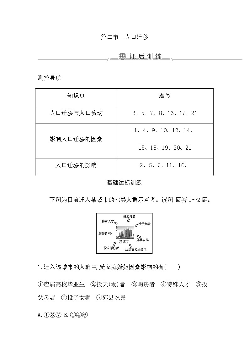 第二节　人口迁移第1页