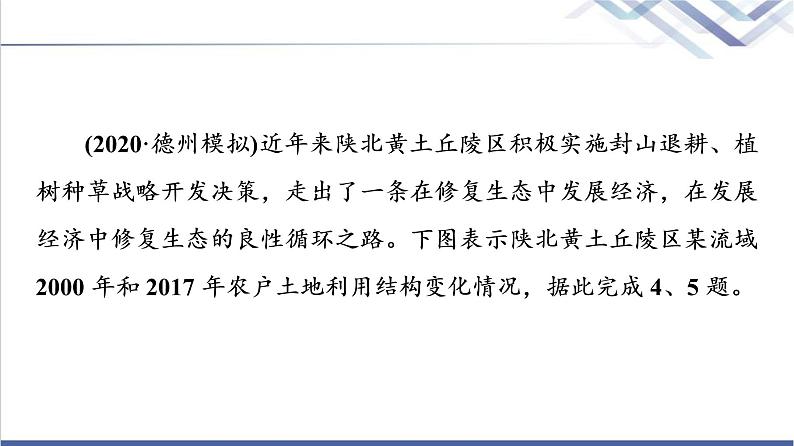 鲁教版高考地理一轮总复习课时质量评价30生态脆弱地区的发展——以黄土高原地区为例课件07