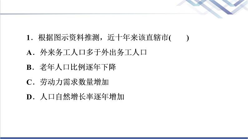 鲁教版高考地理一轮总复习课时质量评价21人口迁移课件第4页