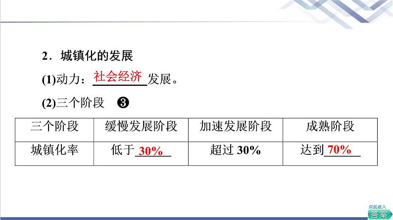 鲁教版高考地理一轮总复习第7单元第2节城镇化课件07