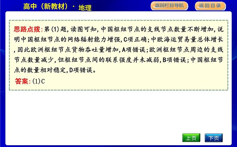 人教版高中地理必修第二册第四章交通运输布局与区域发展课后训练+导学案+教学课件+检测试题05