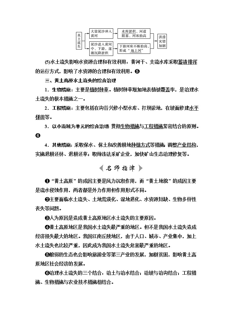 中图版高考地理一轮总复习第15章第4节黄土高原水土流失的治理学案第3页