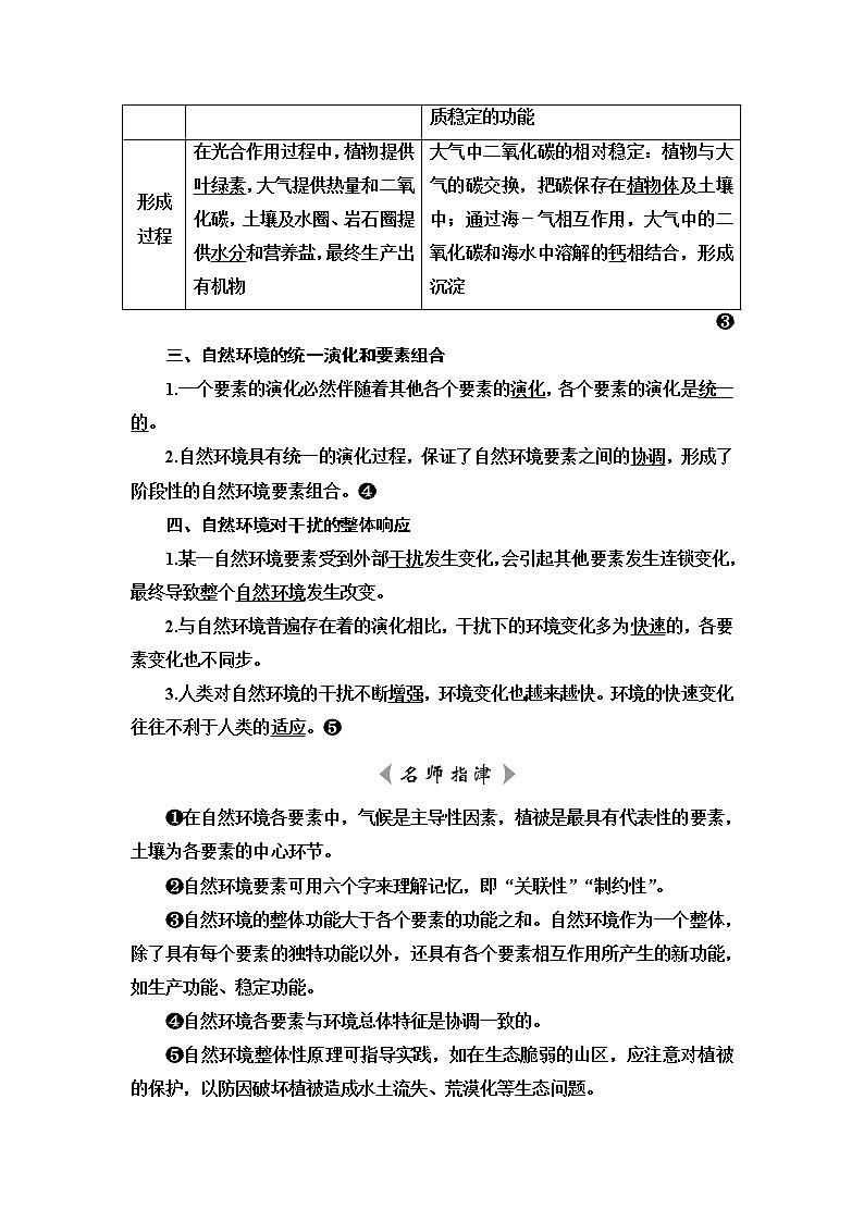 人教版高考地理一轮总复习第5章第2节自然环境的整体性学案第2页